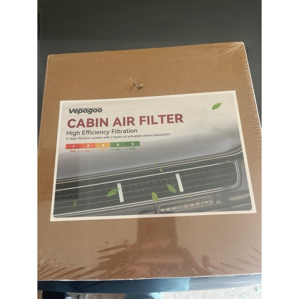 Vepagoo Cabin Air Filters SET OF 2 - CP809 CF118 Chevy